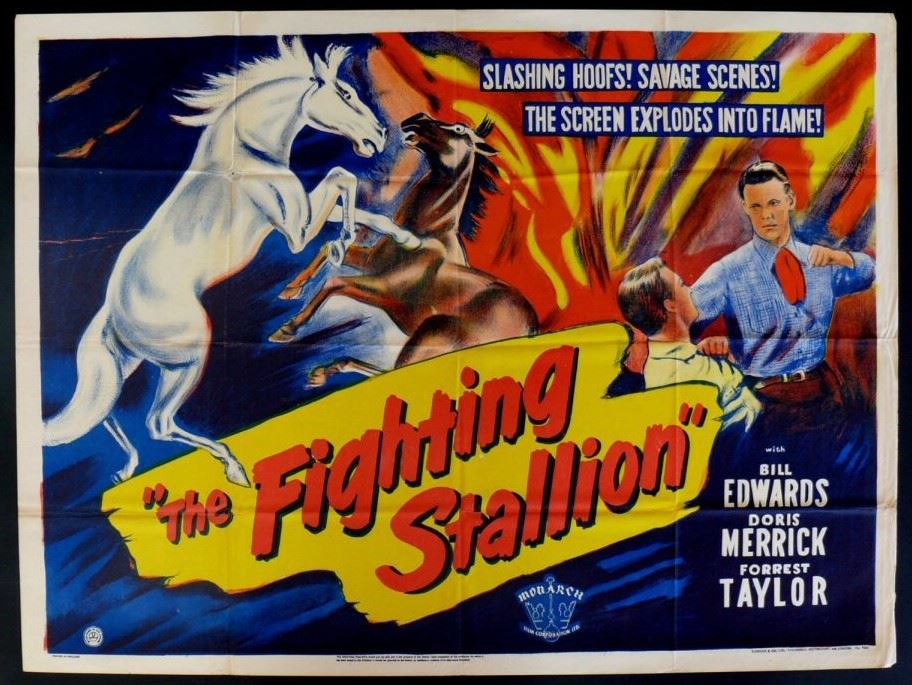 Original The Fighting Stallion movie poster