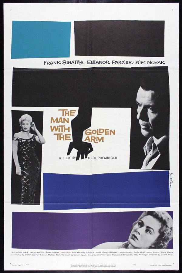 Original Man with the Golden Arm movie poster