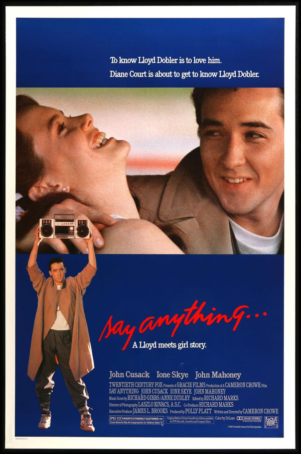 Original Say Anything movie poster