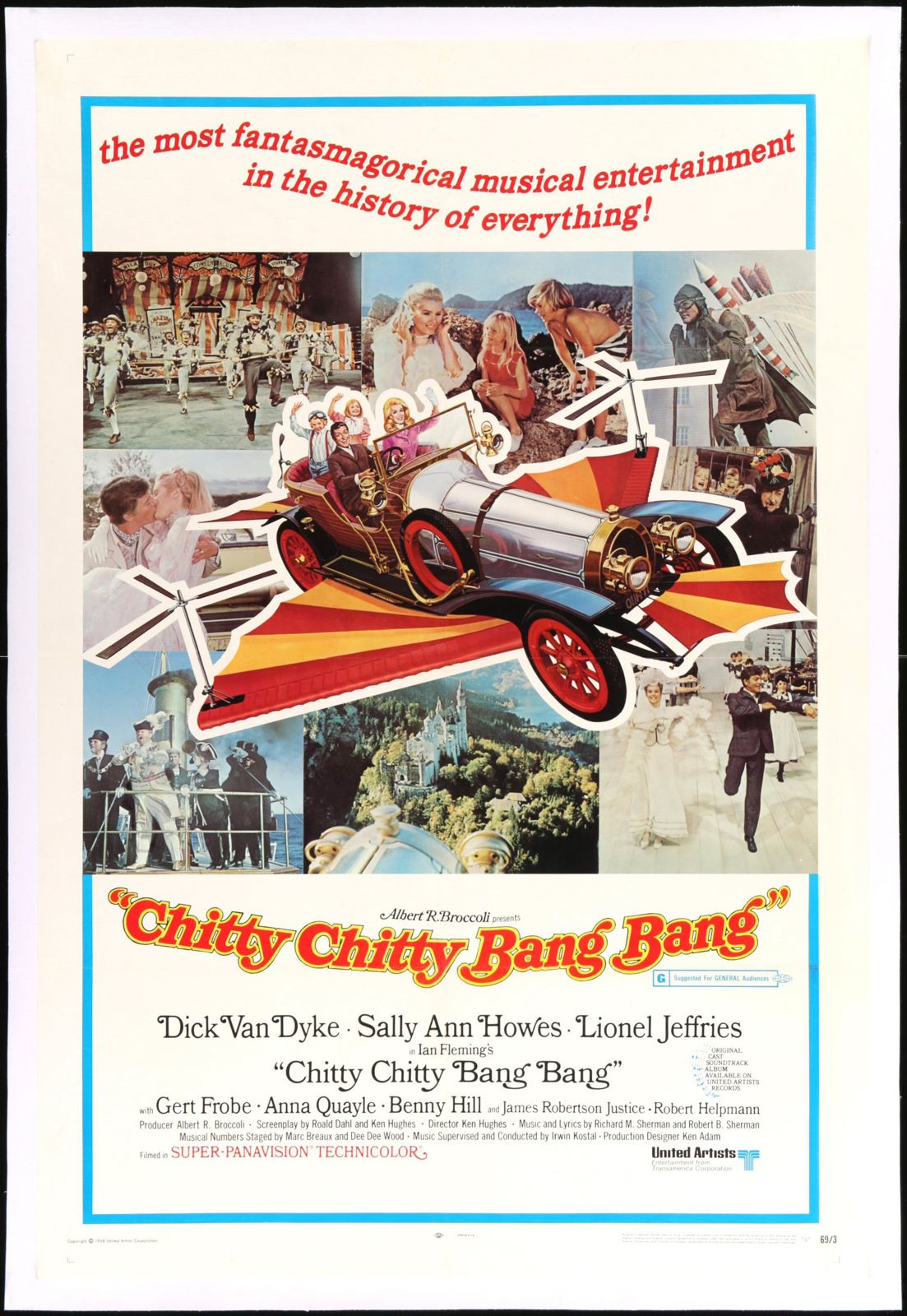 Original Chitty Chitty Bang Bang movie poster