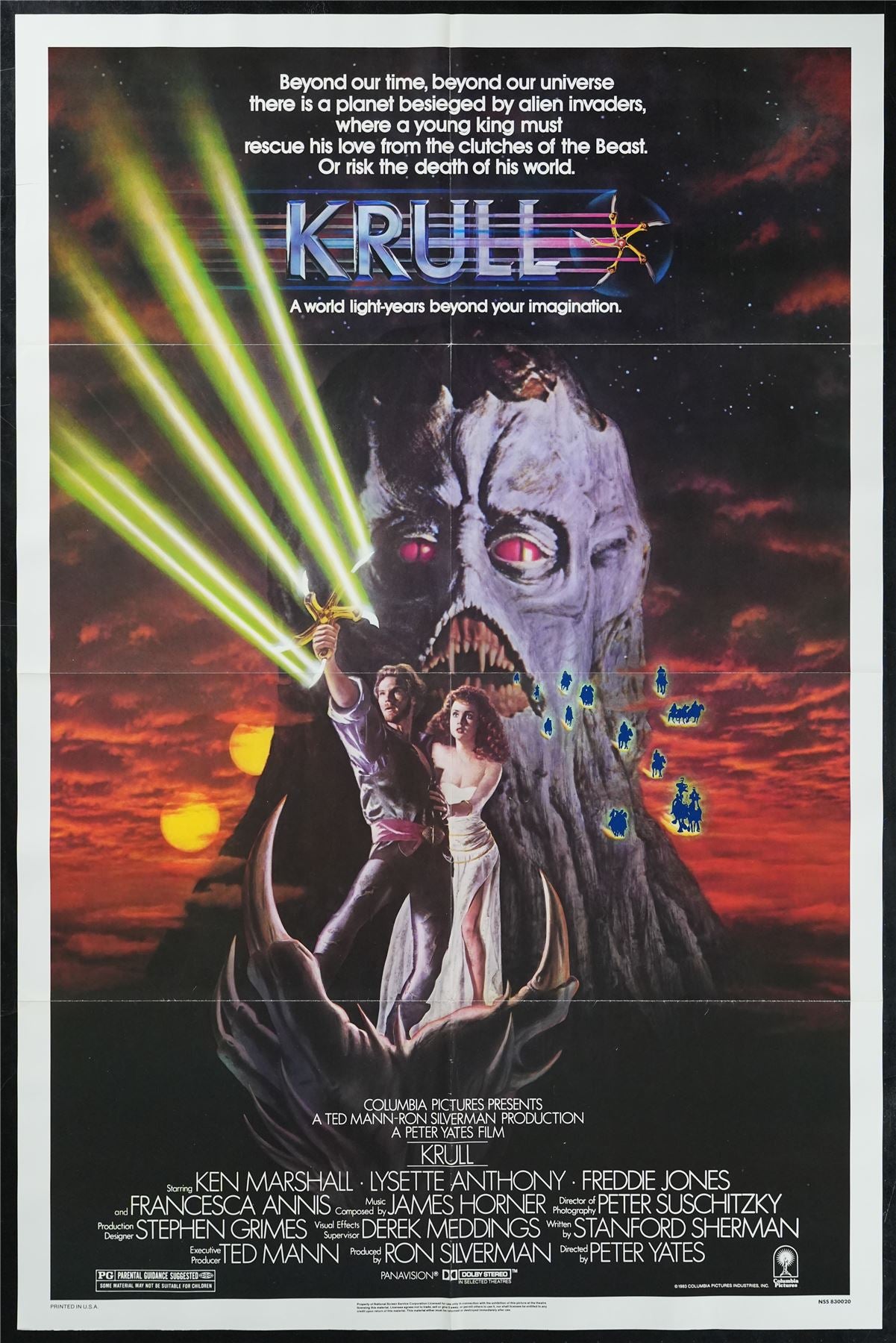 Original Krull movie poster