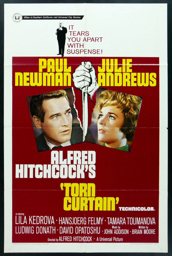 Original Torn Curtain movie poster