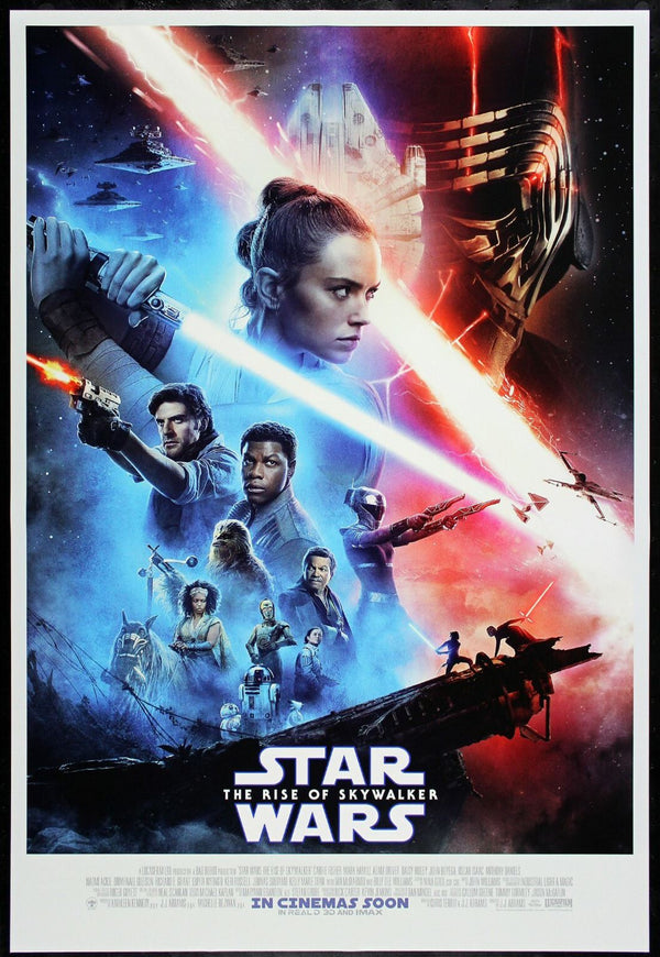 Original Star Wars: The Rise of Skywalker movie poster