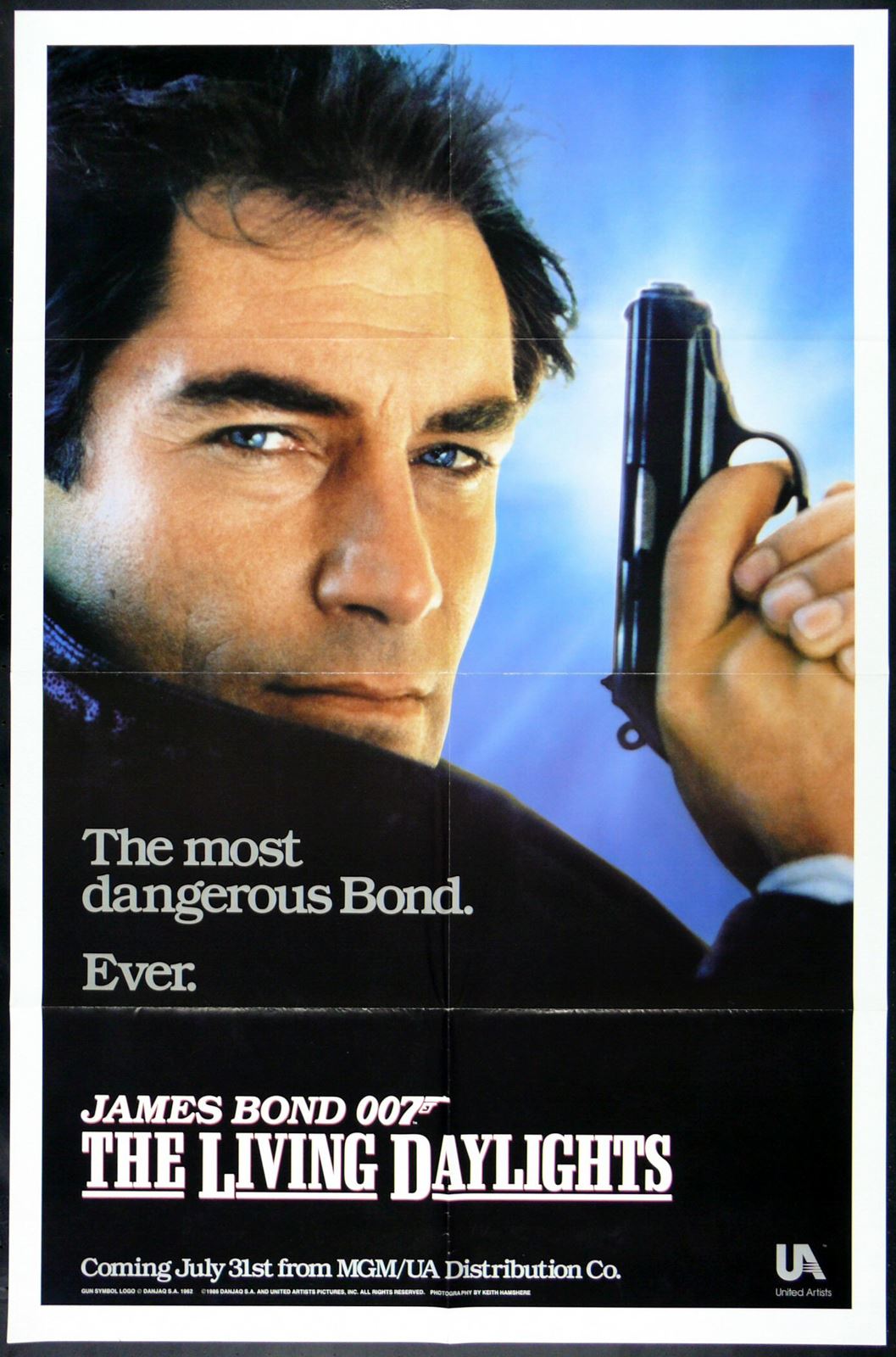 Original The Living Daylights movie poster