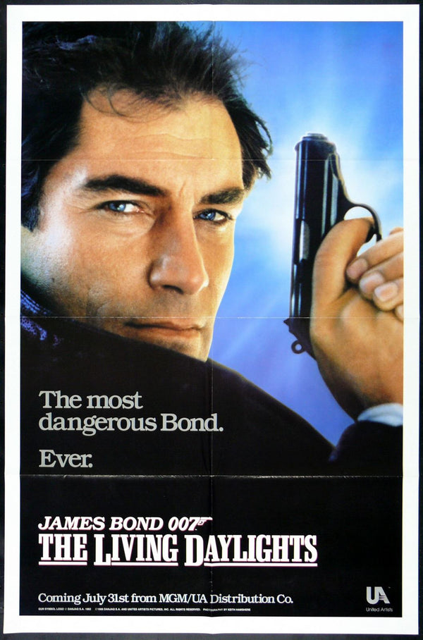 Original The Living Daylights movie poster