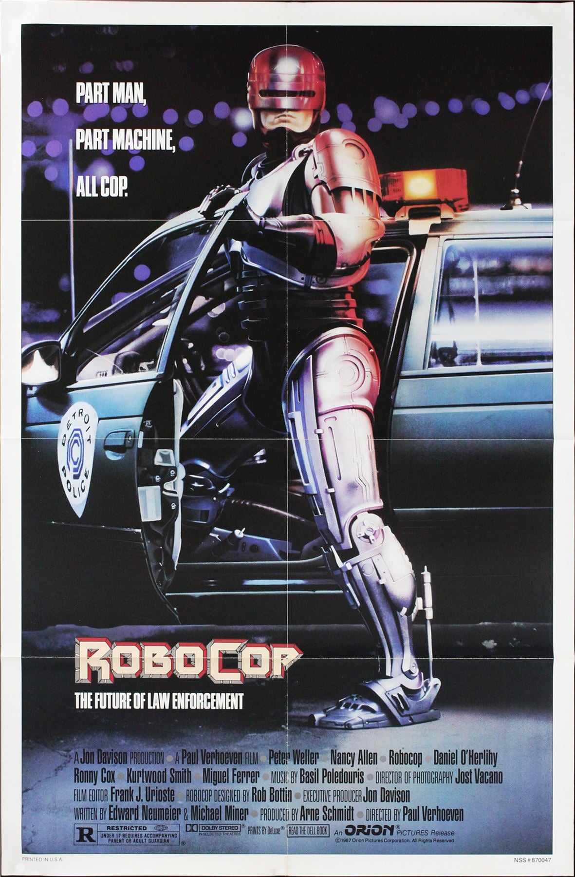 Original Robocop movie poster