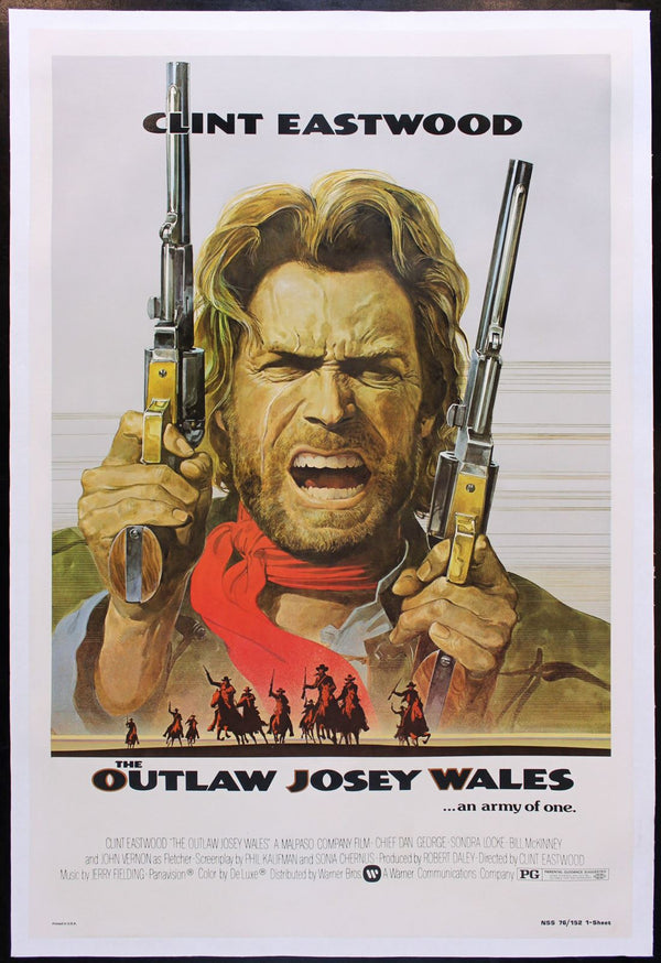 Original The Outlaw Josey Wales movie poster