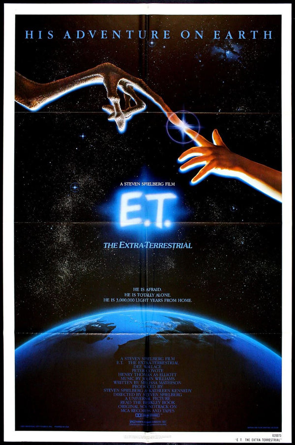 Original E.T. The Extra-Terrestrial movie poster