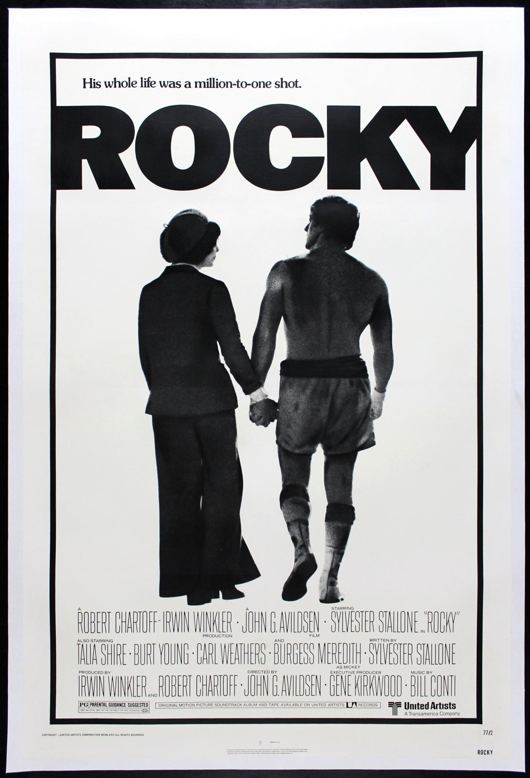 Original Rocky movie poster