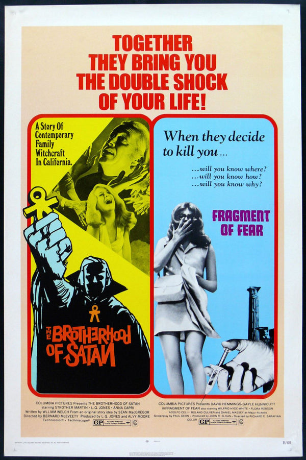 Original The Brotherhood of Satan movie poster
