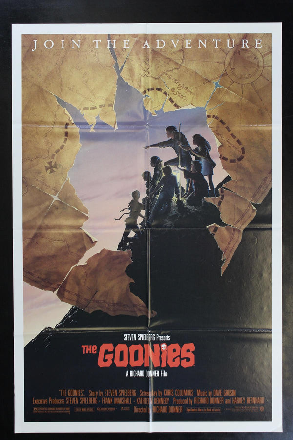 Original The Goonies Map Style movie poster