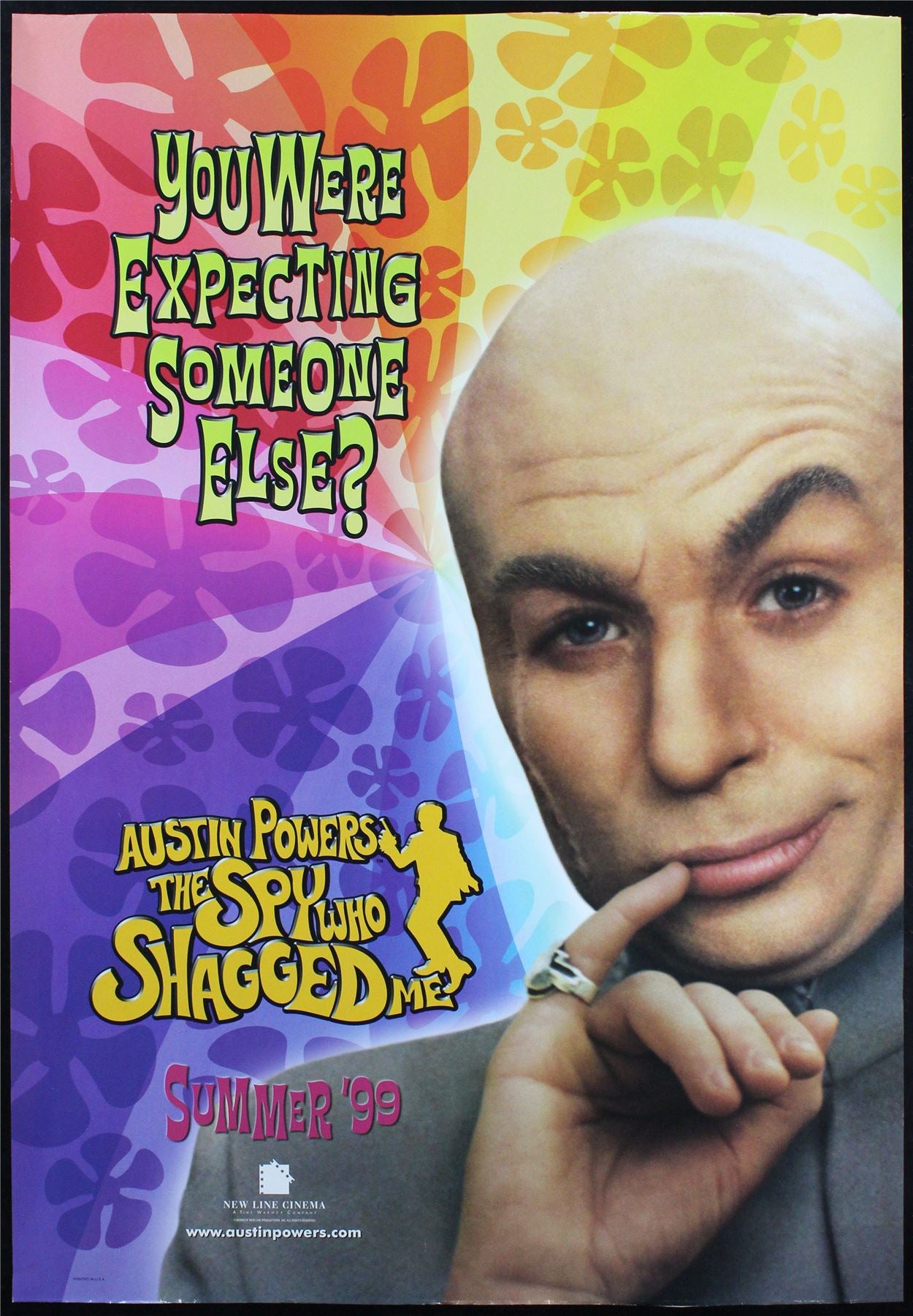 Original Austin Powers The Spy Who Shagged Me movie poster