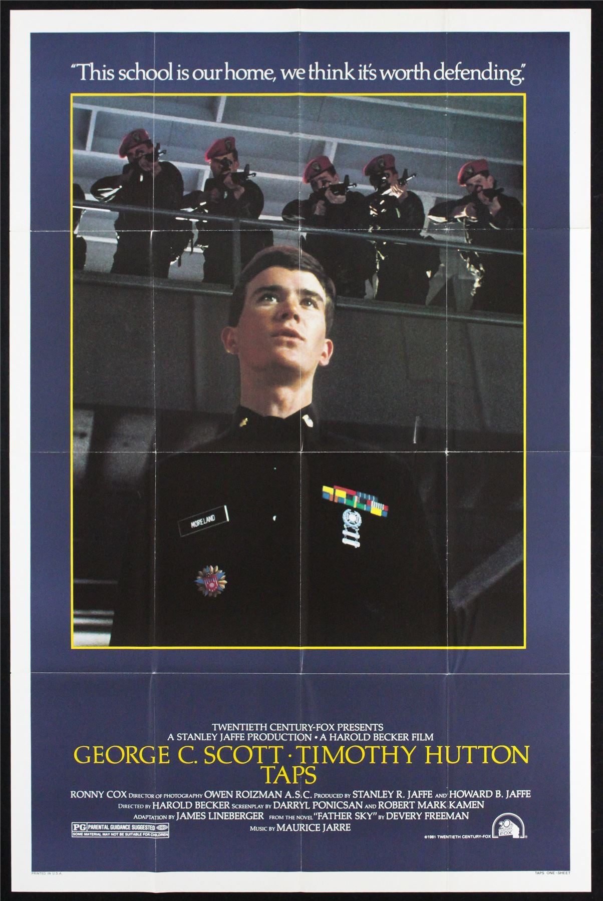 Original Taps movie poster