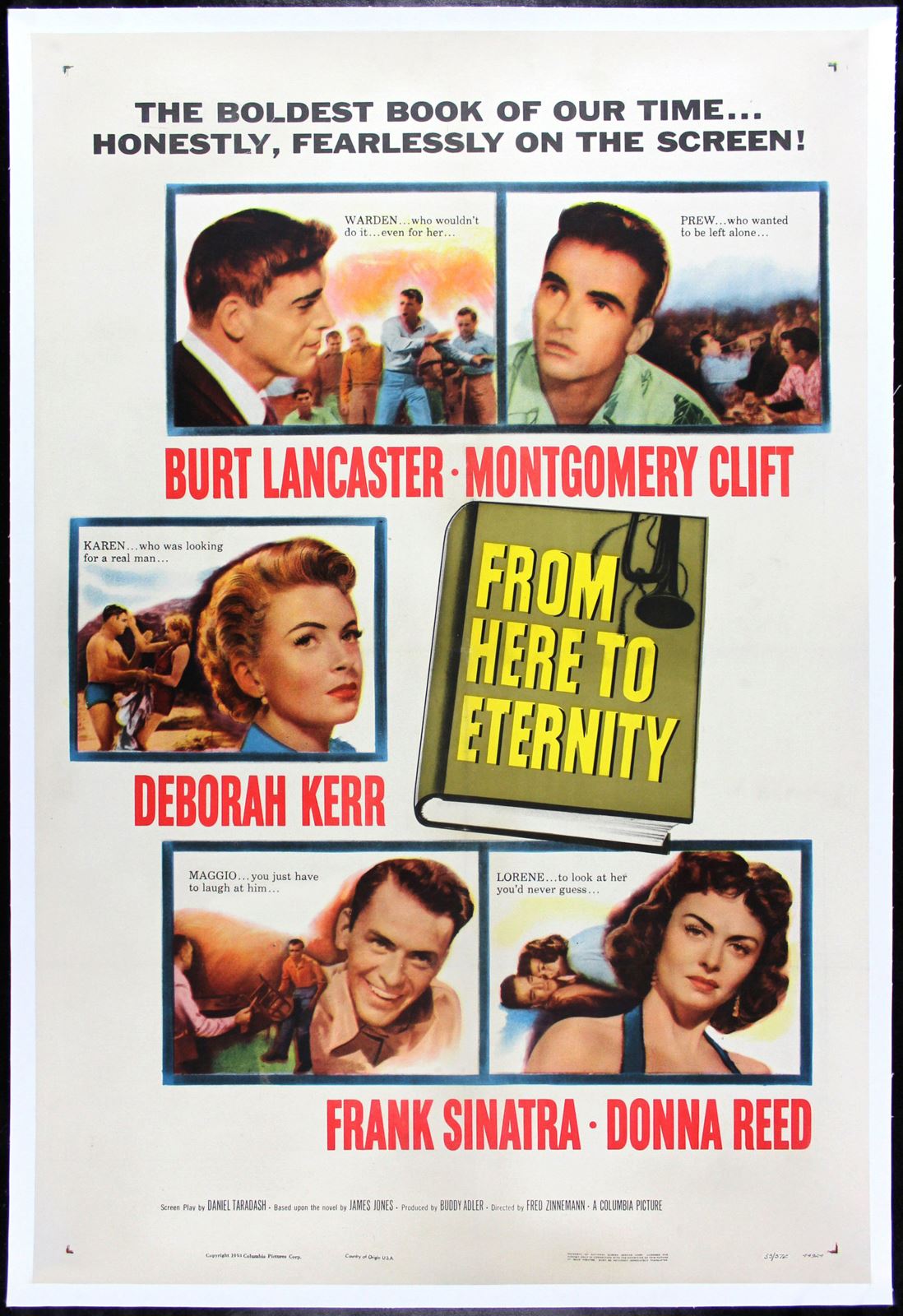Original From Here to Eternity movie poster