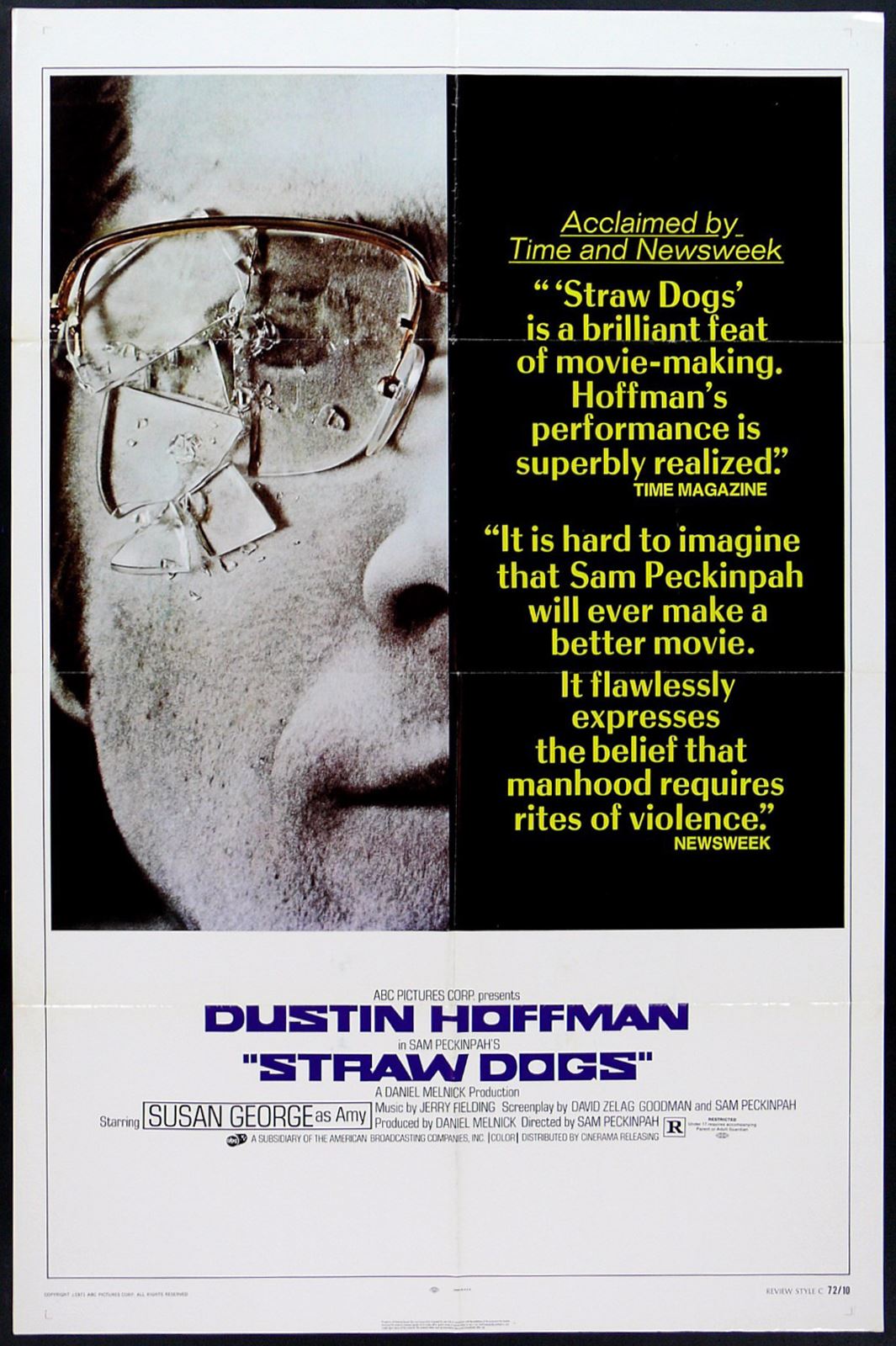Original Straw Dogs movie poster