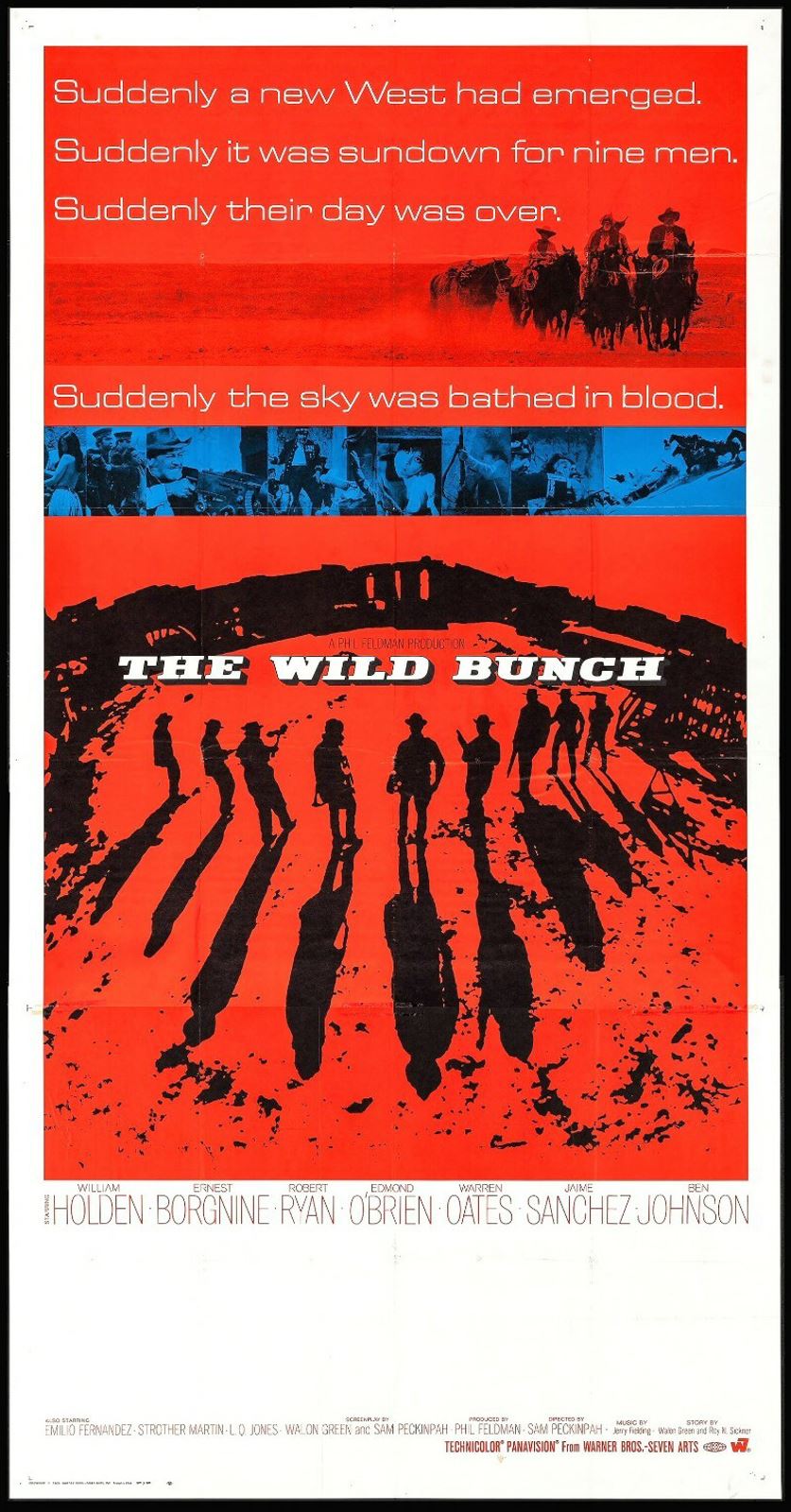 Original The Wild Bunch movie poster