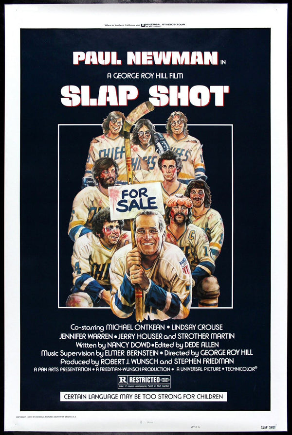 Original Slap Shot movie poster