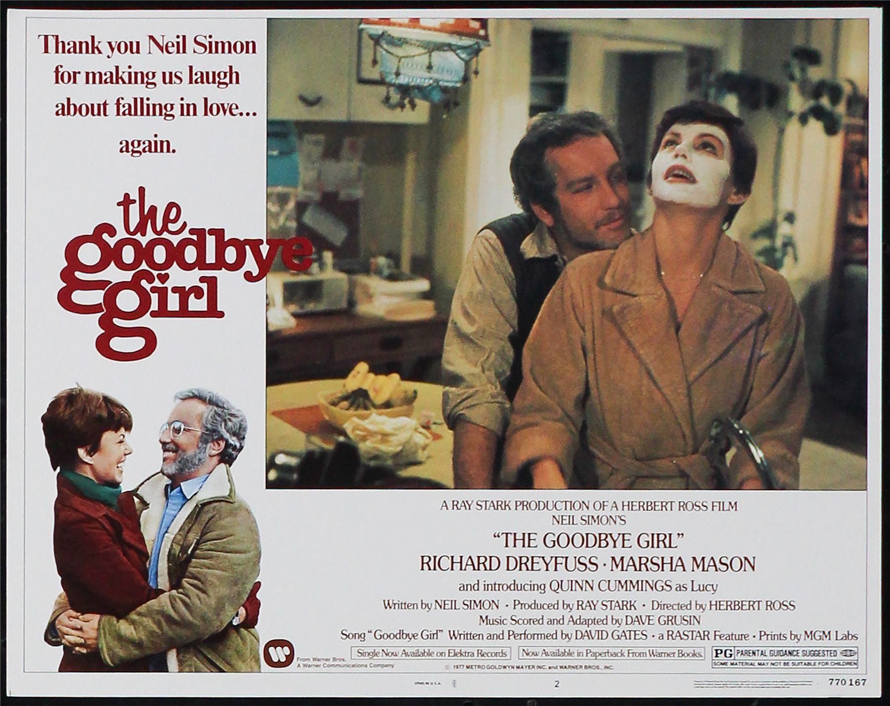 Original The Goodbye Girl movie poster