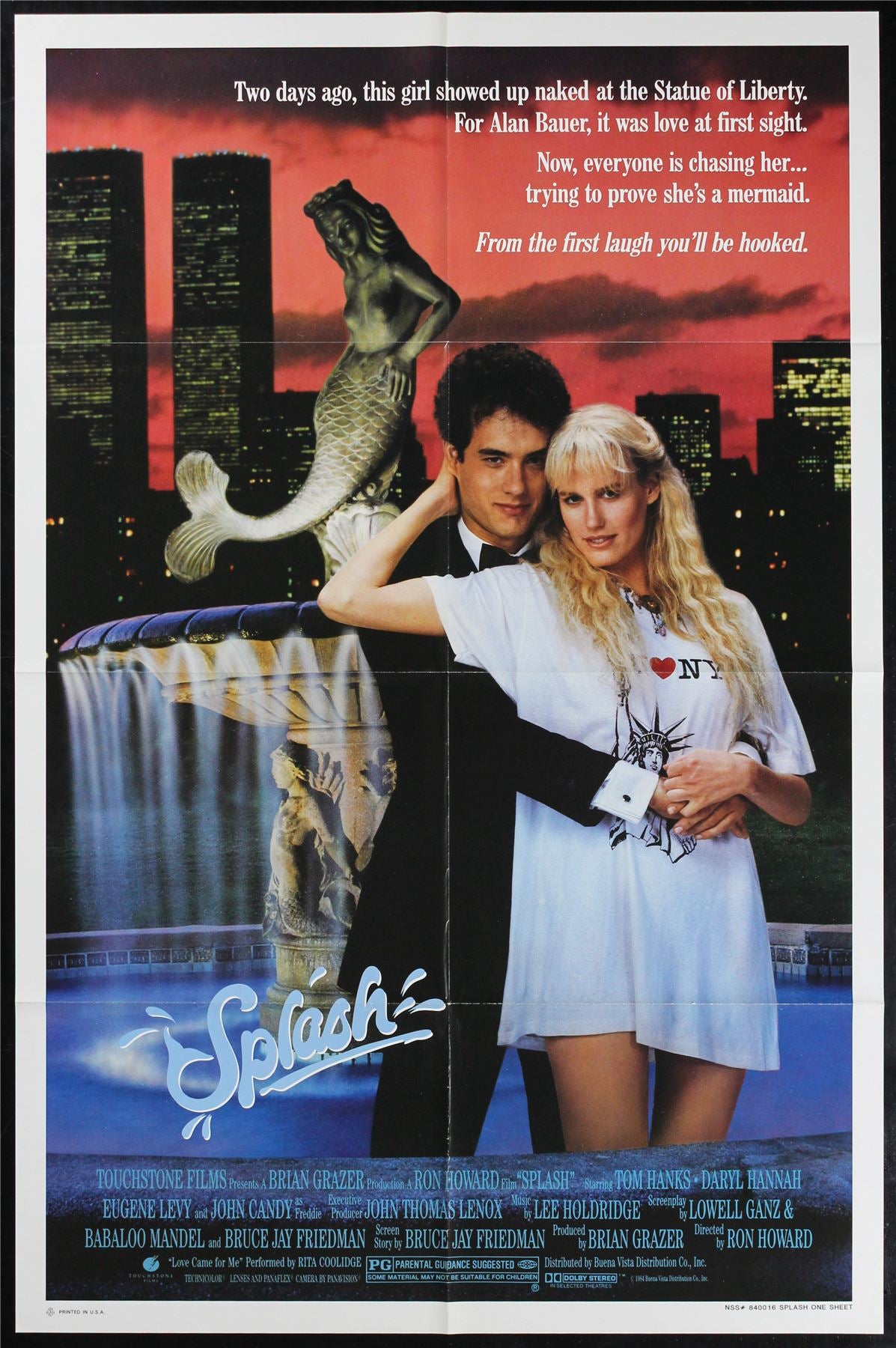 Original Splash movie poster