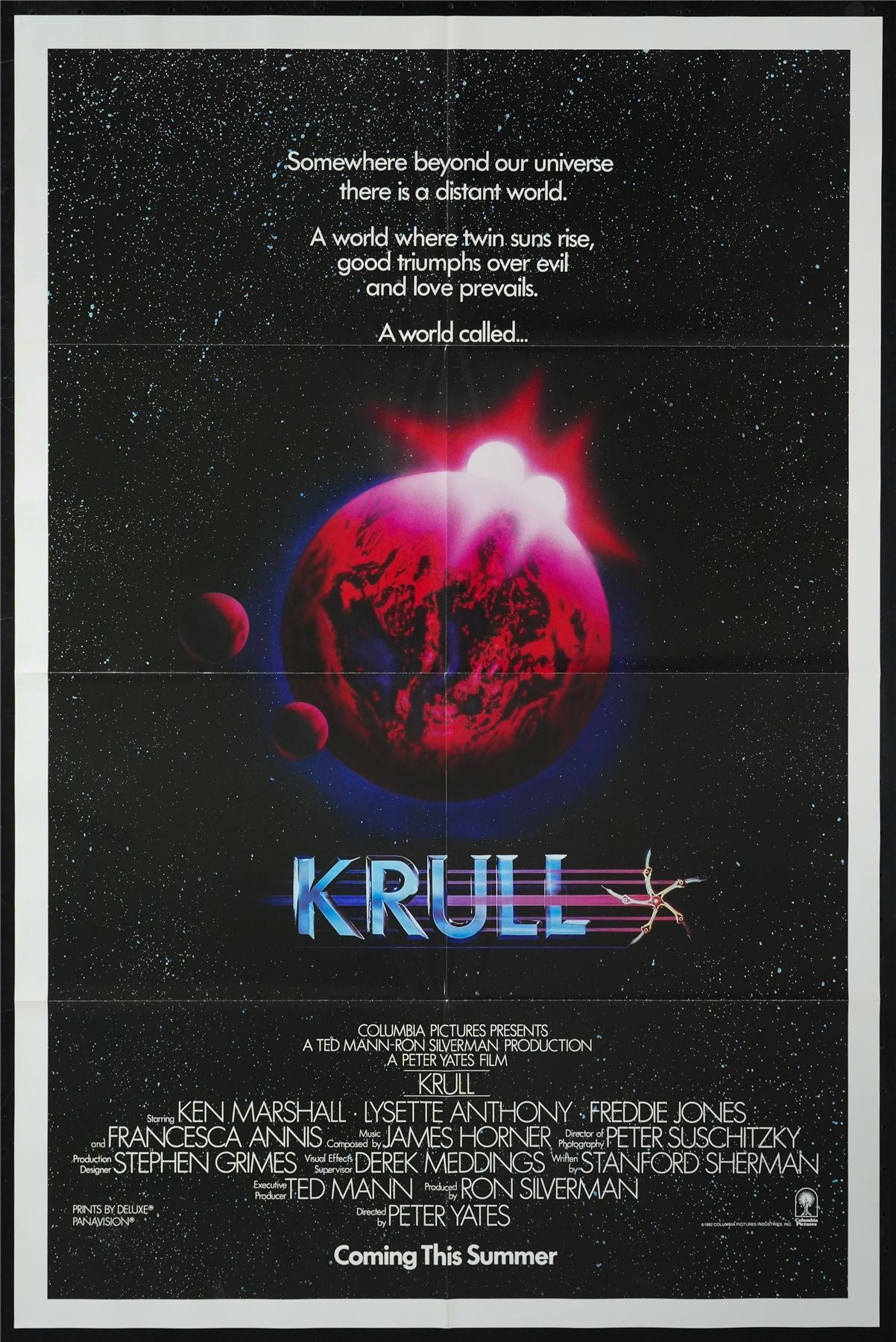 Original Krull movie poster