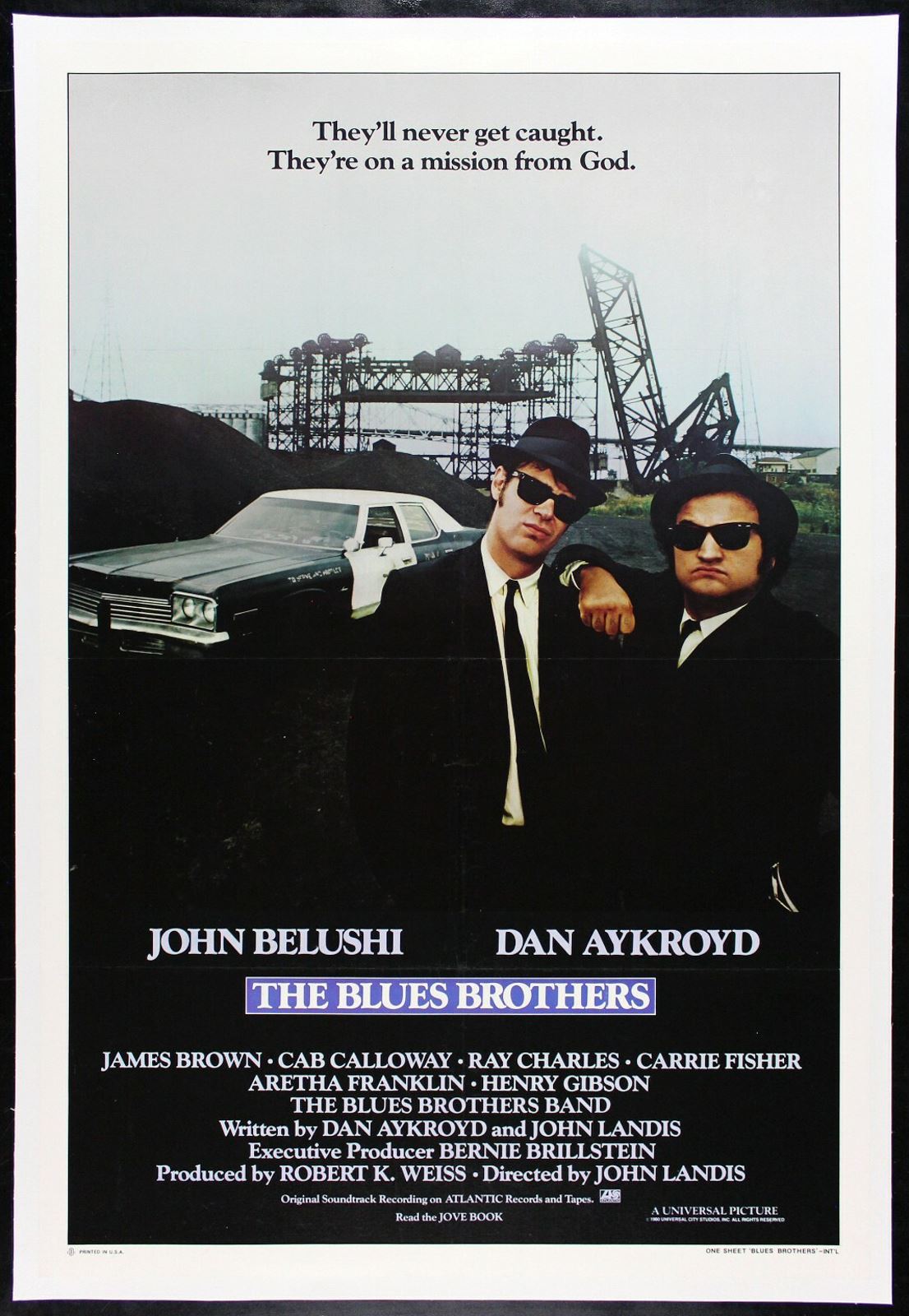 Original The Blues Brothers movie poster