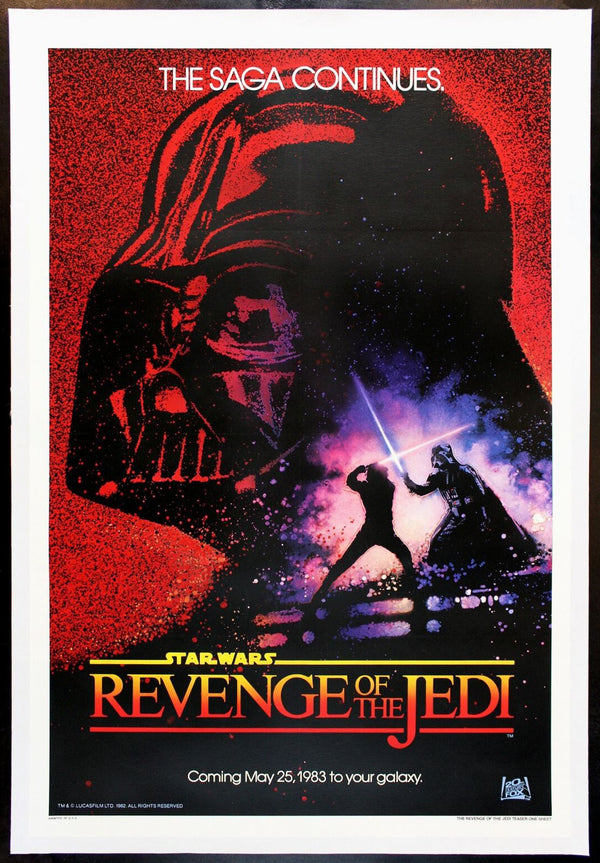 Original Return of the Jedi movie poster