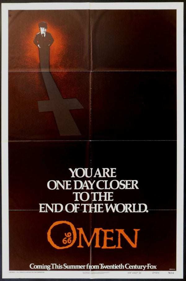 Original The Omen movie poster