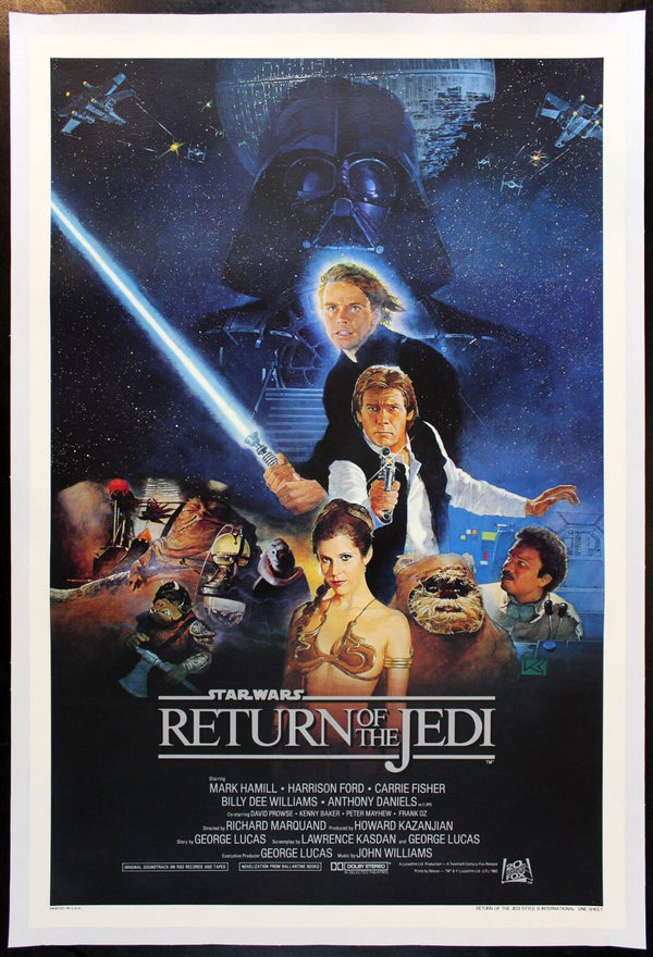 Original Return of the Jedi movie poster