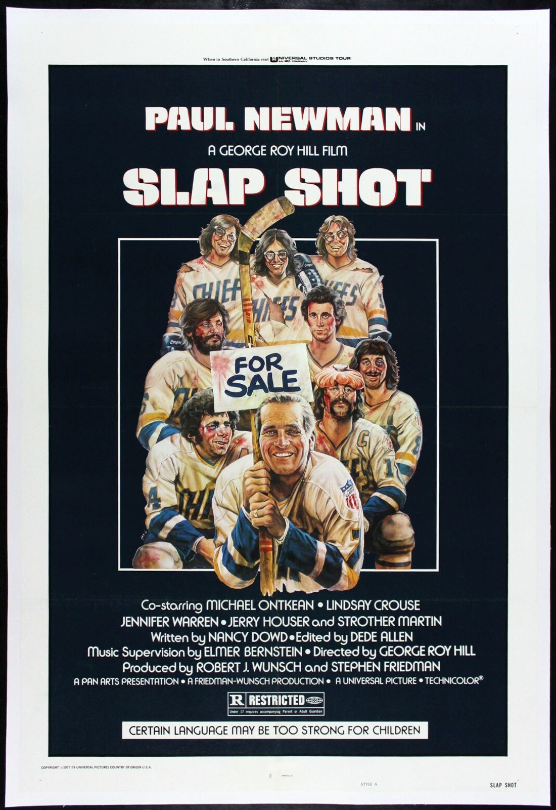 Original Slap Shot movie poster
