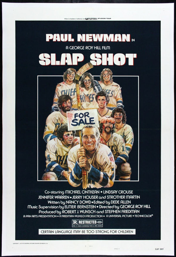 Original Slap Shot movie poster