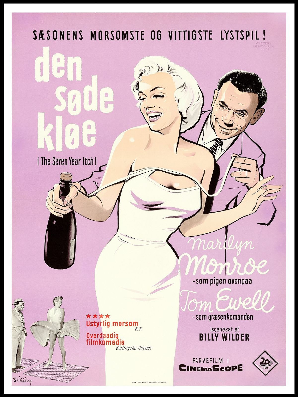 Original The Seven Year Itch movie poster