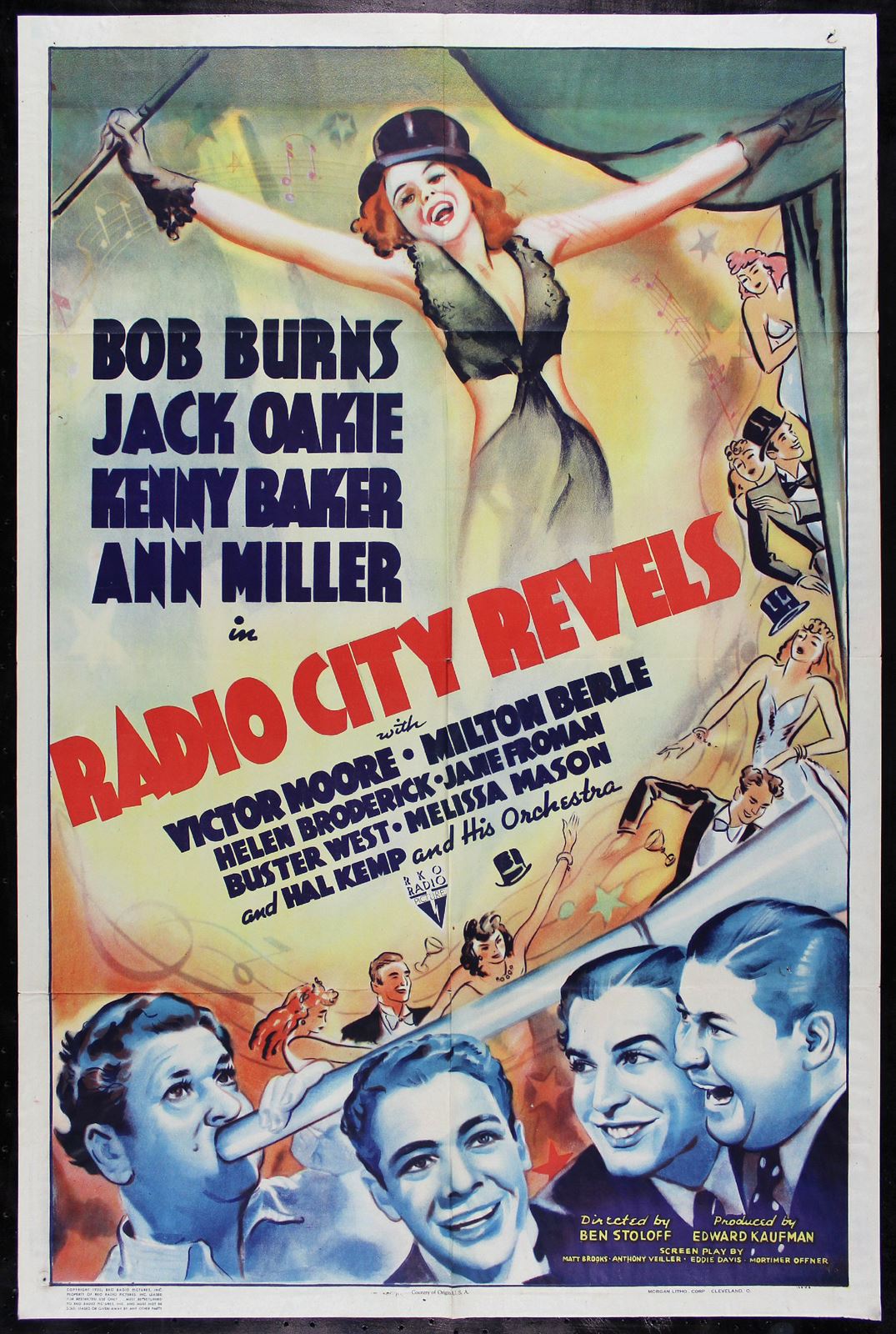 Original Radio City Revels movie poster