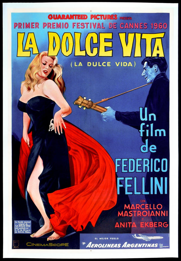 Original La Dolce Vita movie poster