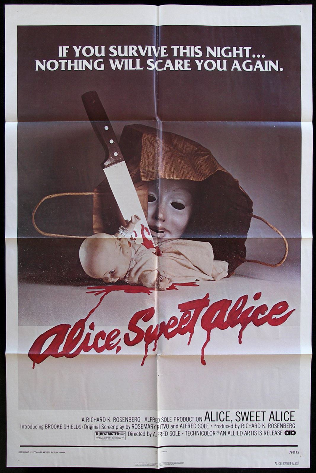 Original Alice, Sweet Alice movie poster