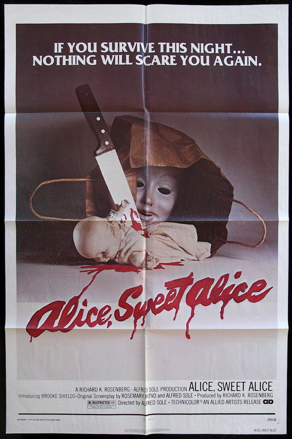 Original Alice, Sweet Alice movie poster