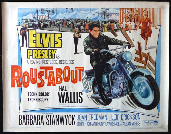 Original Roustabout movie poster