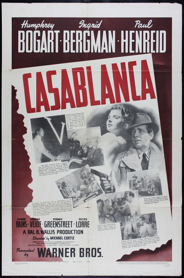 Original Casablanca movie poster
