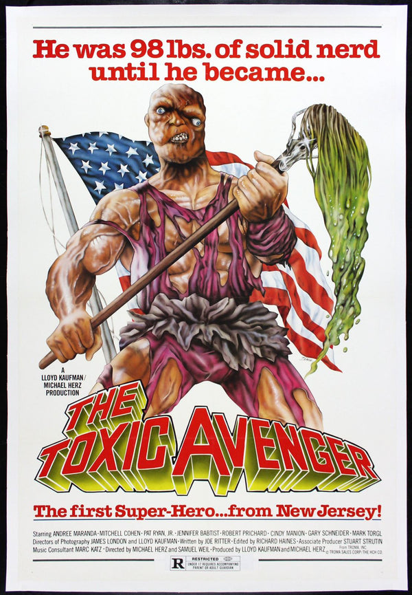 Original The Toxic Avenger movie poster