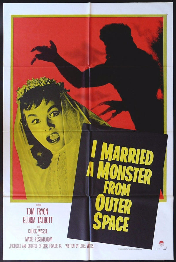 Original I Married a Monster from Outer Space movie poster