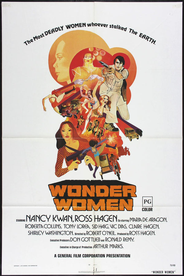 Original Wonder Women movie poster