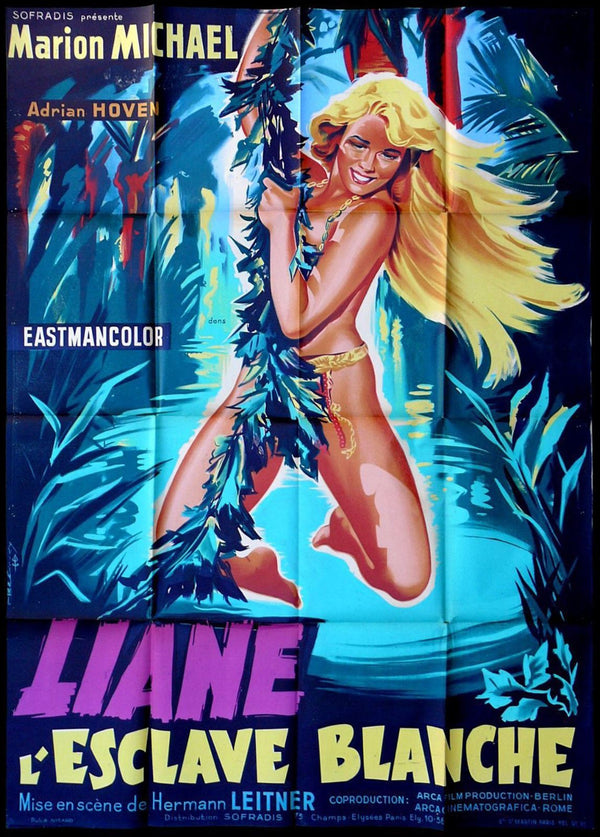 Original Liane, die weiße Sklavin movie poster