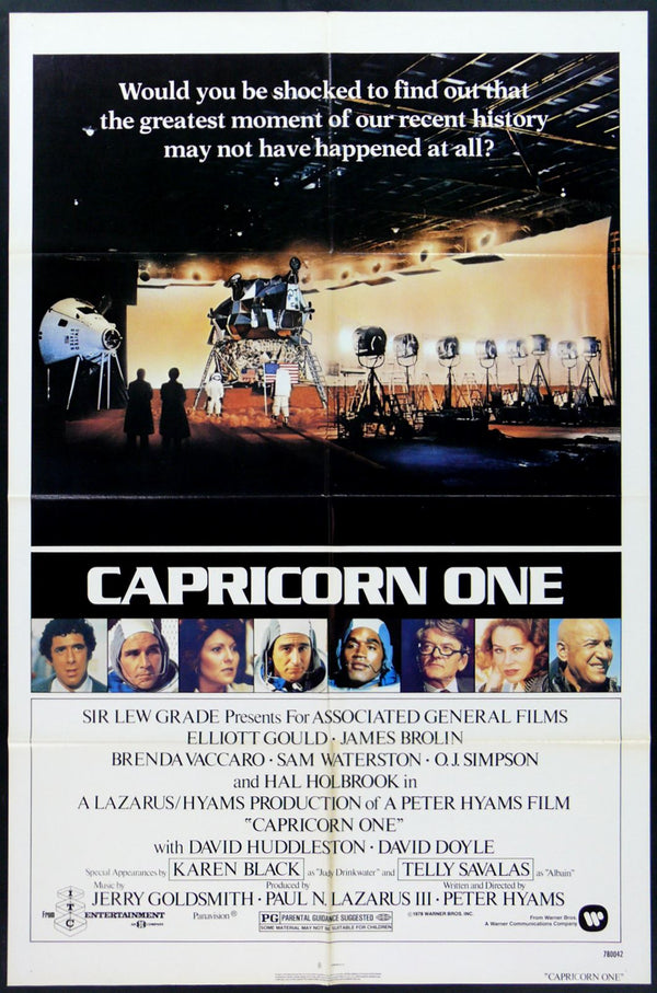 Original Capricorn One movie poster