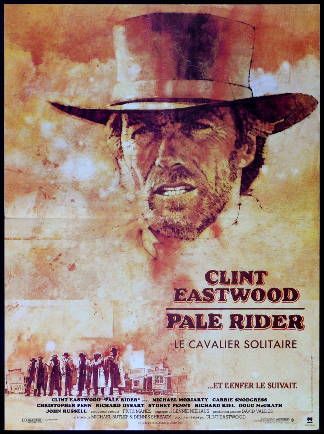 Original Pale Rider movie poster