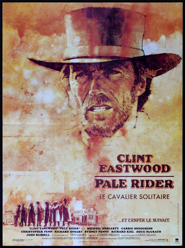 Original Pale Rider movie poster