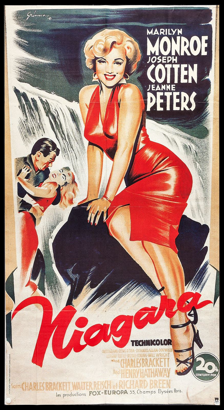 Original Niagara movie poster