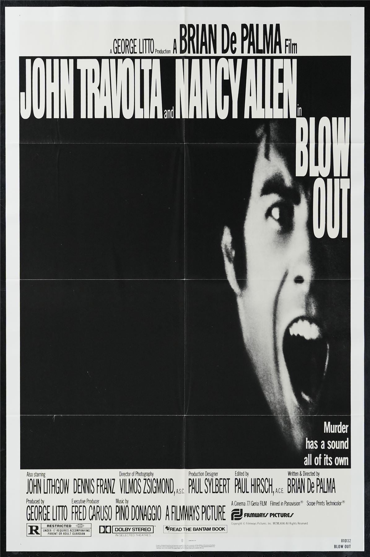Original Blow Out movie poster