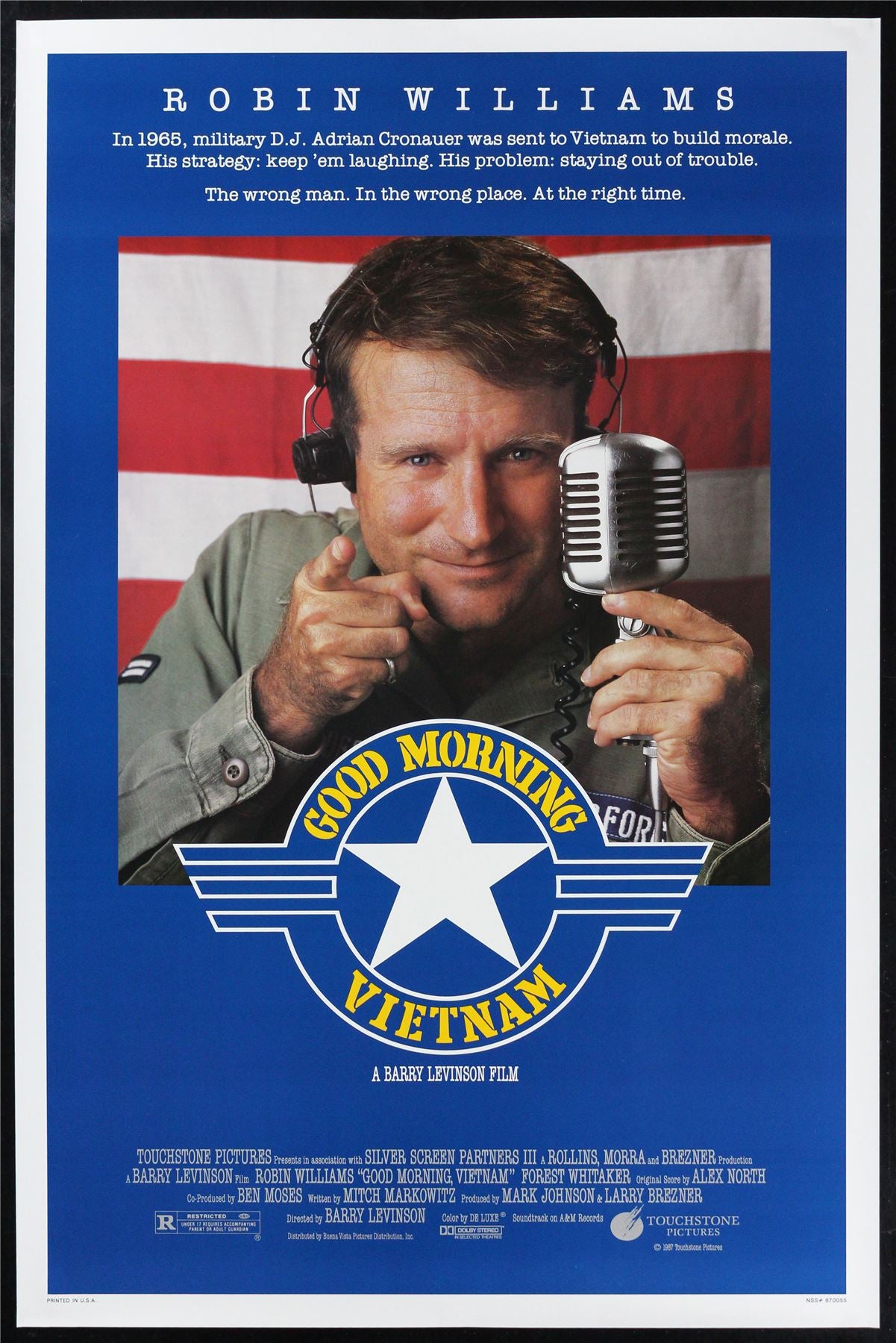 Original Good Morning, Vietnam movie poster