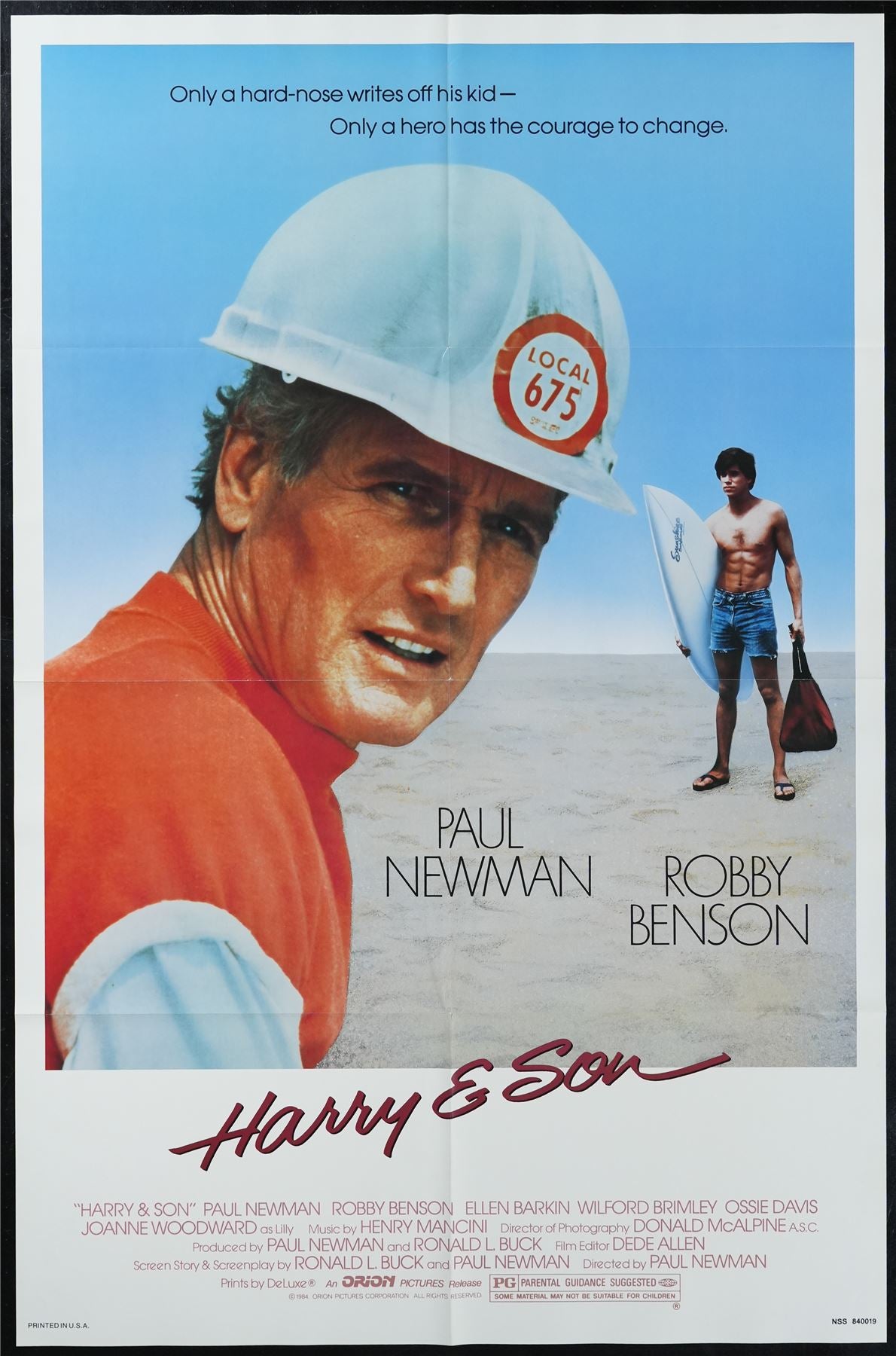 Original Harry & Son movie poster