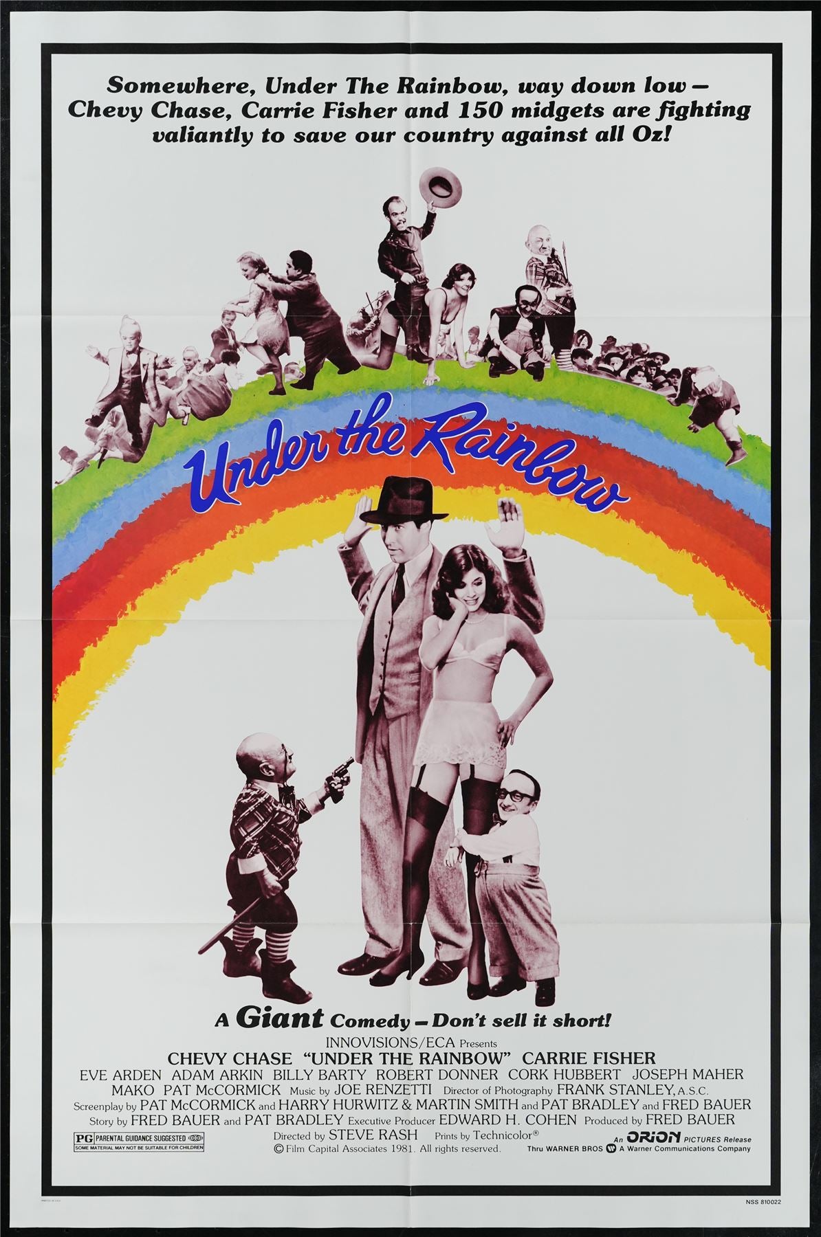 Original Under the Rainbow movie poster