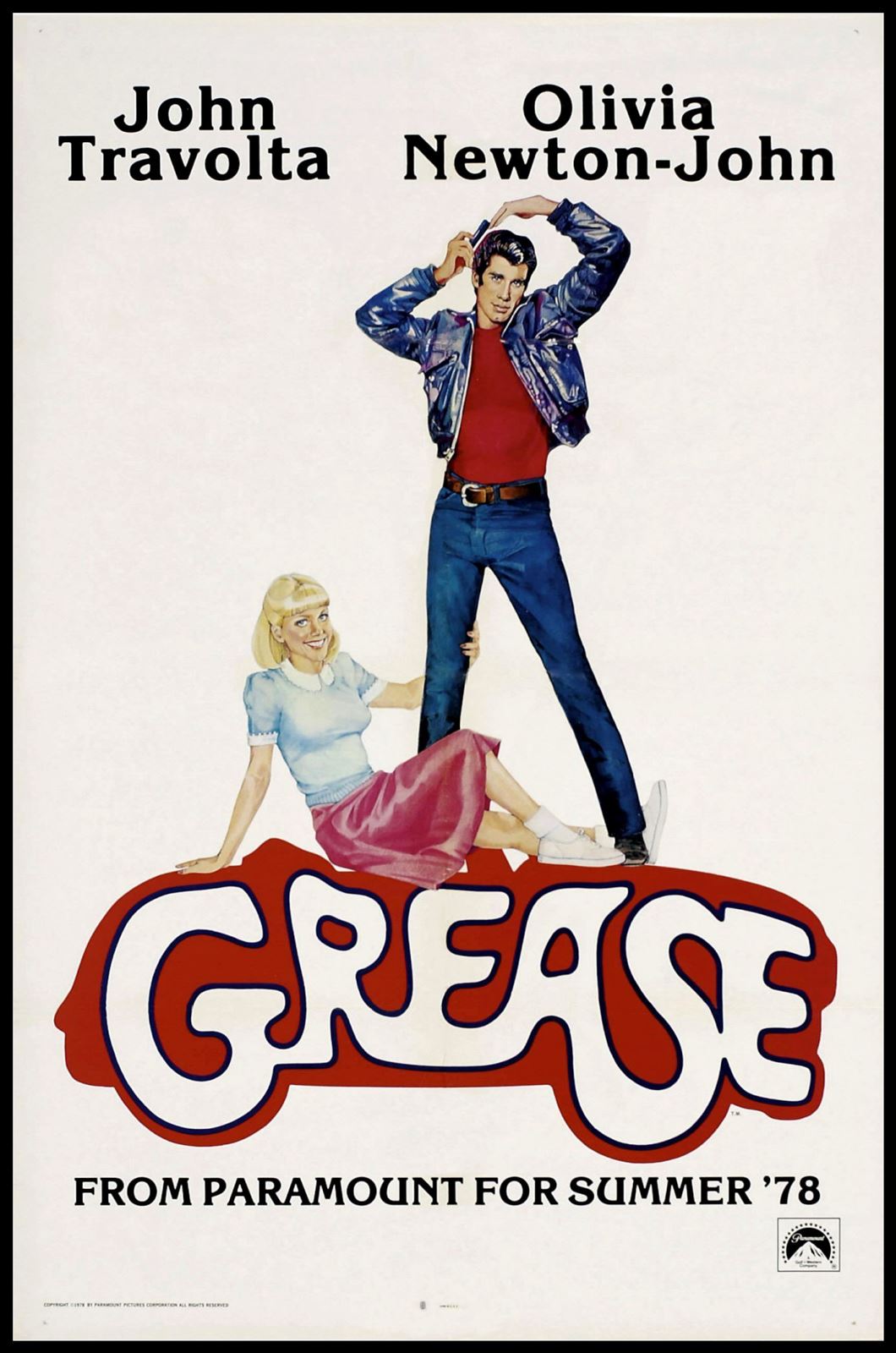 Original Grease movie poster